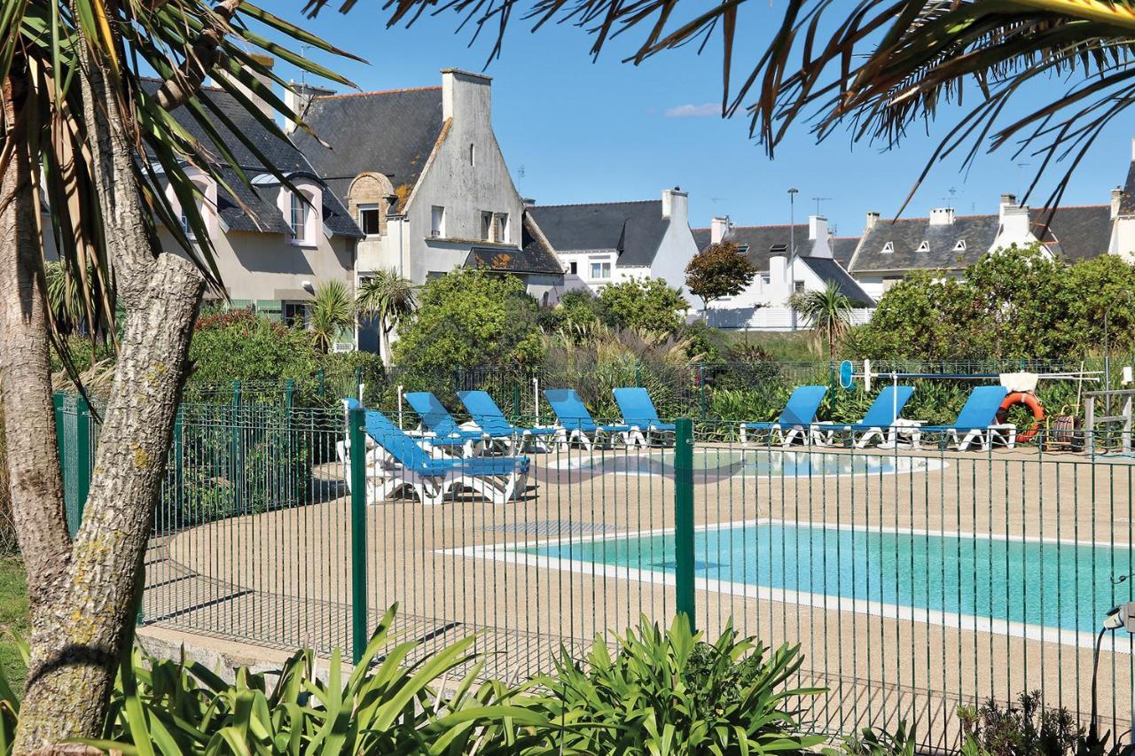 Au Guilvinec Seaside Retreat: Oceanview Comfort with Pool and Garden Exterior photo